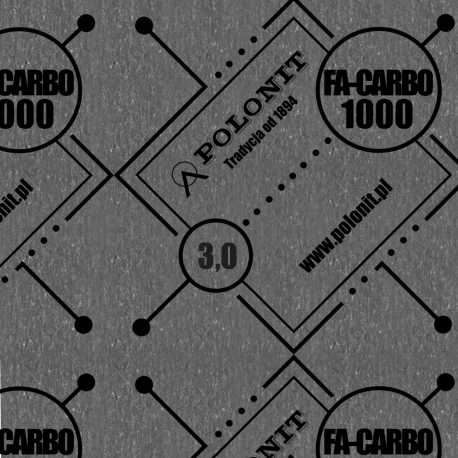 Płyta FA-Carbo 1000 1000x1500x1,0 mm